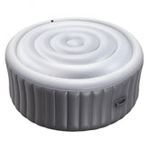 Inflatable Hot Tub Cover 4.5ft Round Lid Weatherproof and Waterproof White
